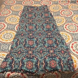 Patterned maxi skirt